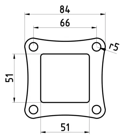 kotviaca patka pre stlpiky 50x50